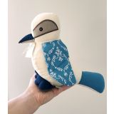 Harmony Kookaburra Door Stop in Blue