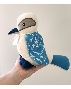 Harmony Kookaburra Door Stop in Blue